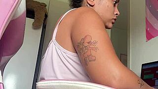 Chubby Girl Loud Natural Farts Home Office Desk Vibes