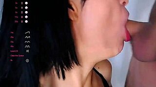 colombian latina gags on monster cock deepthroats sloppy then rough fucked 😈🍆💦