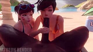 i love this cute anal assfucking compilation from overwatch