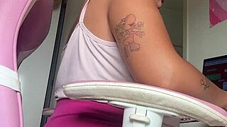 Chubby Girl Loud Natural Farts Home Office Desk Vibes