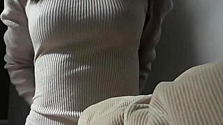 curvy japanese girl practices cowgirl riding to please her man perfectly