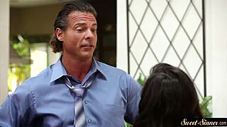 Hey gorgeous stepdaughter, wanna ride cock in every banging pose tonight?