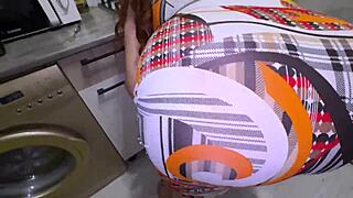 stepmom clears dishes then takes stepson's dick up ass