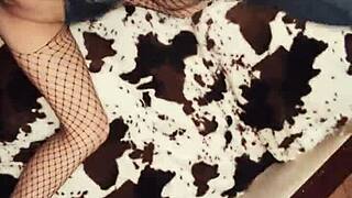 gypsy skinny milf poses horny in erotic lingerie 👀💋