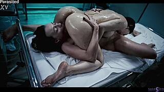 ALIEN GIRLS' WILD 69 PUSSY EATING AND SCISSORING FRENZY AT HOSPITAL!