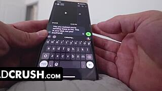 Stepdaughter's Risky Nudes Lead To Daddy's Huge Creampie Load