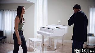 bbc stud pounds stepbros tiny milf wife doggystyle after his arrest