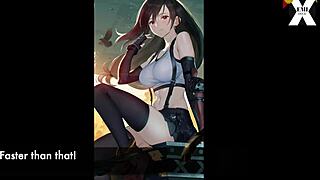 tifa turns you into her submissive whore with joi cei jerk off commands
