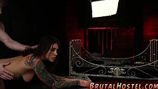 Excited teen tourists dive classroom threesome domination