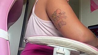 Chubby Girl Loud Natural Farts Home Office Desk Vibes