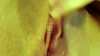 Blonde Big Ass Beauty Fingers Pink Pussy Up Close