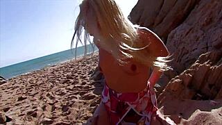 damn this sexy blonde's outdoor fuck looks amazing outdoors 🔥💦😍