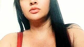 japanese milf wife dances her big tits for stranger on cam