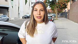 Torbe catches huge ass teen zivanka street bent over for wet pussy pounding