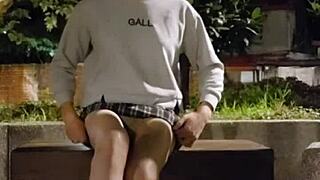 Hey ting xuan, pee outdoors then masturbate skirt up?