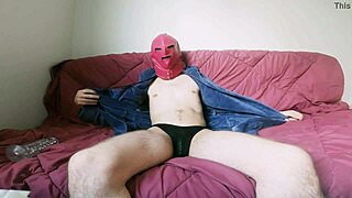 watch me stroke my big cock until i explode cum all over the sofa