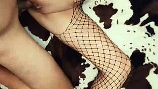 gypsy skinny milf poses horny in erotic lingerie 👀💋