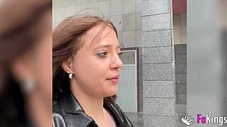 argentinian slut rebecca jones flashes mall then rides cock home!