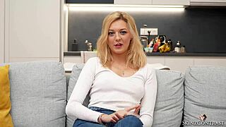 Heart aches watching Czech babe Isabella De Laa bare all in casting