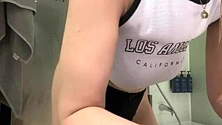 extreme pussy fingering stretches limits in hotel room frenzy