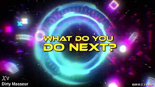 you see her stretchy roommate ryan reid gagging on cock in yoga leggings before face fuck cumshot??