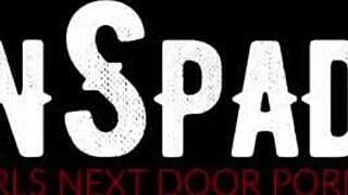 redhead mistress in fishnets and lingerie facesits then rides big cock doggystyle to cumshot