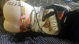 young teen bends over flashing ass shaking it teasing slow