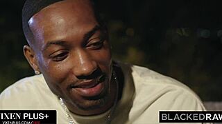 Juniper Ren craves BBC so bad she dumps boyfriend for deepthroat cowgirl action