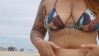 hey married guys on the beach notice my flashing panties yet?