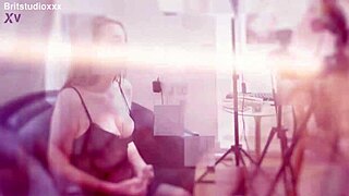 i suck big cock as british teen in lingerie then swallow cum