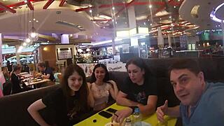 Skinny teen nude publicly in Prague?