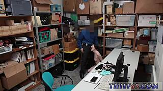 police catch crossdressing emo teen suspect in uniform fuck