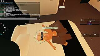 roblox blonde petite whore bends over wet for big black cock doggystyle deepthroat cum