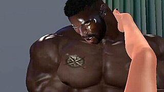 Huge Hunk Clinton Mcdonald Stretches Wife with Massive Black Cock Lesson