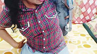 desi big boobs schoolgirl fucks with telugu dirty talk