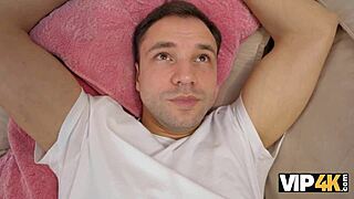 i dare these two russian hotties to share cock in bisexual rimjob threesome