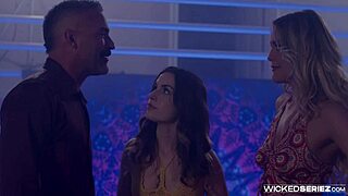 shy petite teen sunny gold's melons bounce on old cock - deepthroat kiss?