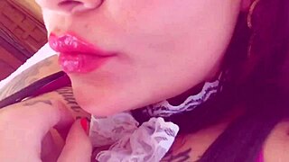 Dj Brisa the Naughty Redhead Touches Herself in Lingerie