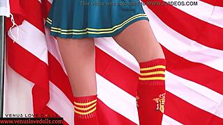 hey this american fuck doll with fake tits looks so real for sex 😍💦🔥