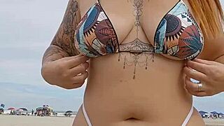 hey married guys on the beach notice my flashing panties yet?