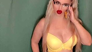 belly dancer goddess sways with long nails and glasses in music clip