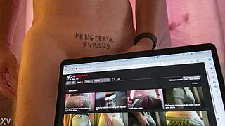that british dude casually verifies his huge monster cock