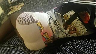 young teen bends over flashing ass shaking it teasing slow