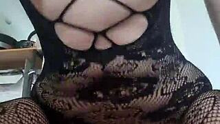 korean woman moans loud during intense asian fingering session