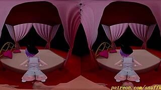 Vr180 Mmd Towa's Immersive 3d Hololive Anime Adventure