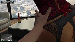 ready for my private lapdance tease as i strip lingerie and rip clothes in gtao game?