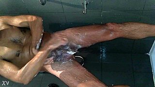Shaved Cock Shower Bath Tease Close Up