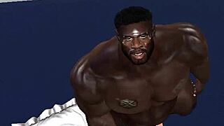 Huge Hunk Clinton Mcdonald Stretches Wife with Massive Black Cock Lesson