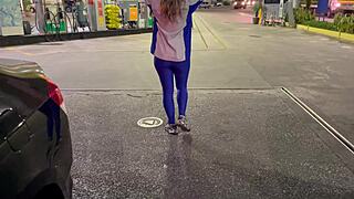 frentista fucks posto gerente in car scandal pov