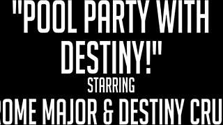 kinky milf destiny cruz chokes on rome majors huge bbc in wild group bang